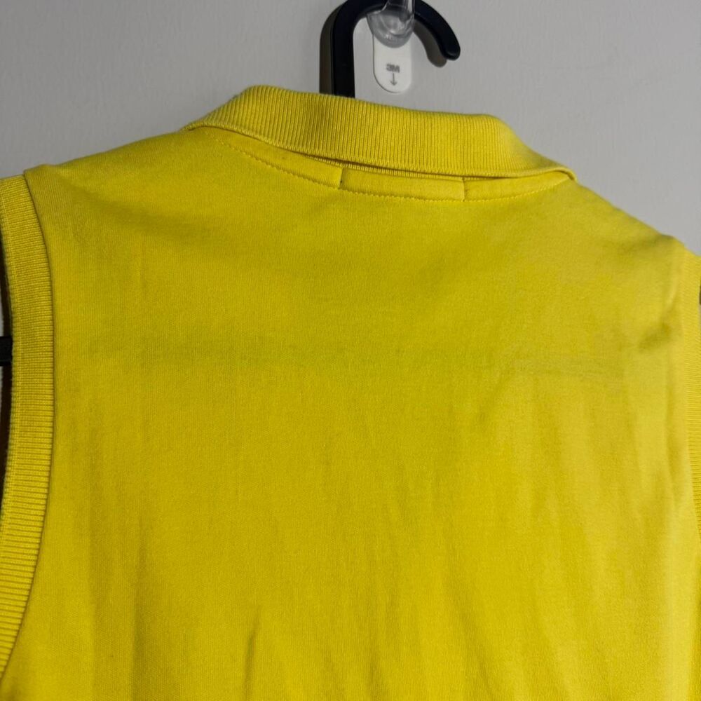 Ralph Lauren Sport Bright Yellow Sleeveless Polo Tank | Size M | Golf preppy top - Picture 8 of 9